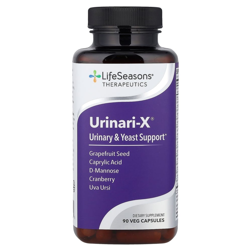 

LifeSeasons Urinari-X Urinary & Vaginal Veggie Capsules, 90 Count 90 pcs - 1 ea