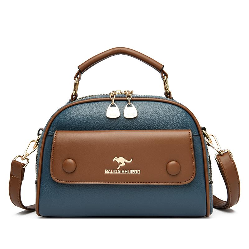 Soft PU leather women's bag Large capacity shoulder bag Crossbody messenger casual women's bag