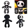 Funny Halloween Skull Bob Plush Toy For Boys Cute Doll Gift Birthday Present