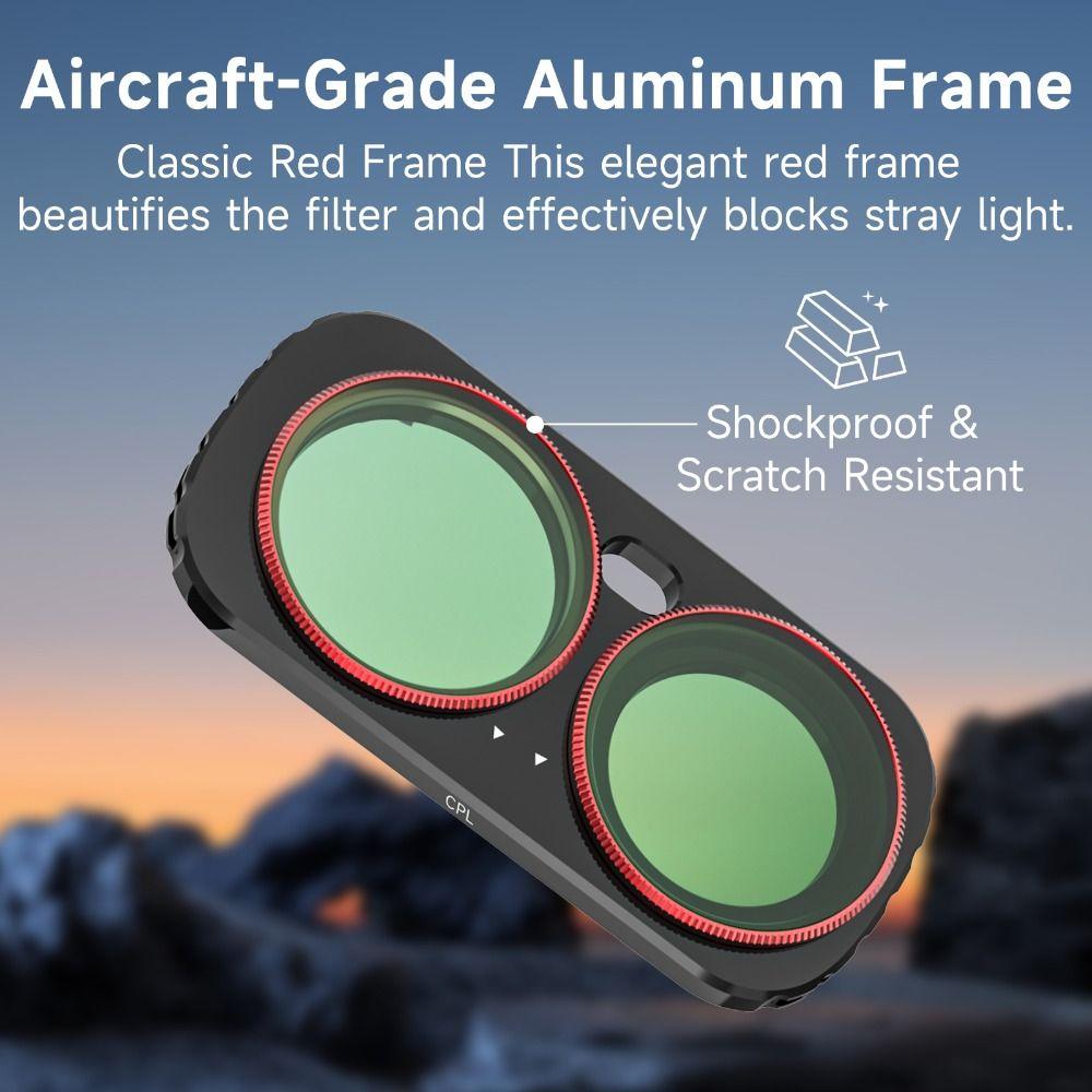 MCUV/CPL Lens Filters Kit Lens Protector for Insta360 Luna Ultra Gimbal Camera Accessories