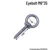 Stainless Steel 304 Eye Bolt, Self-Tapping Screw Eyelet, Butterfly Hand-Tight Self-Sheep Horn Nails