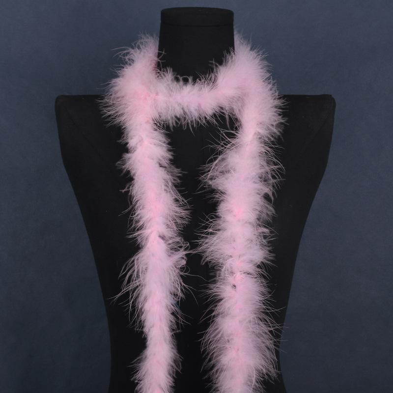 About 2 Meters Long-Haired Turkey Feather Clothing Pet Supplies Car Ornaments Flower Lights Christmas Supplies Diy Decoration