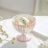 1pc Ceramic Ice Cream Bowl Creative Dessert Baking Cake Bowl for Home Restaurant Ceramic Mug Yogurt Bottle Tableware Accessories