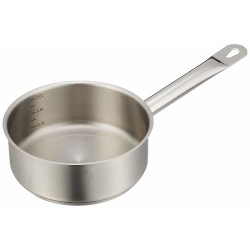 EBM 18-8 Pro Chef IH Shallow Saucepan, 16cm, without Lid