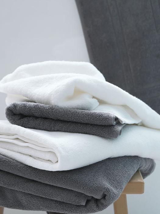 sosomoso bath towel 380g gray