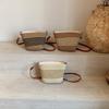Summer Casual Large-capacity Bucket Bag Fashionable Seaside Vacation Woven Bag Vegetable Basket Bag