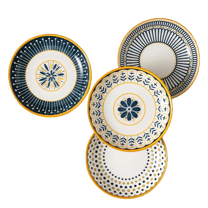 Керамический набор обеденных тарелок Peerson Nordic 8-inch plate