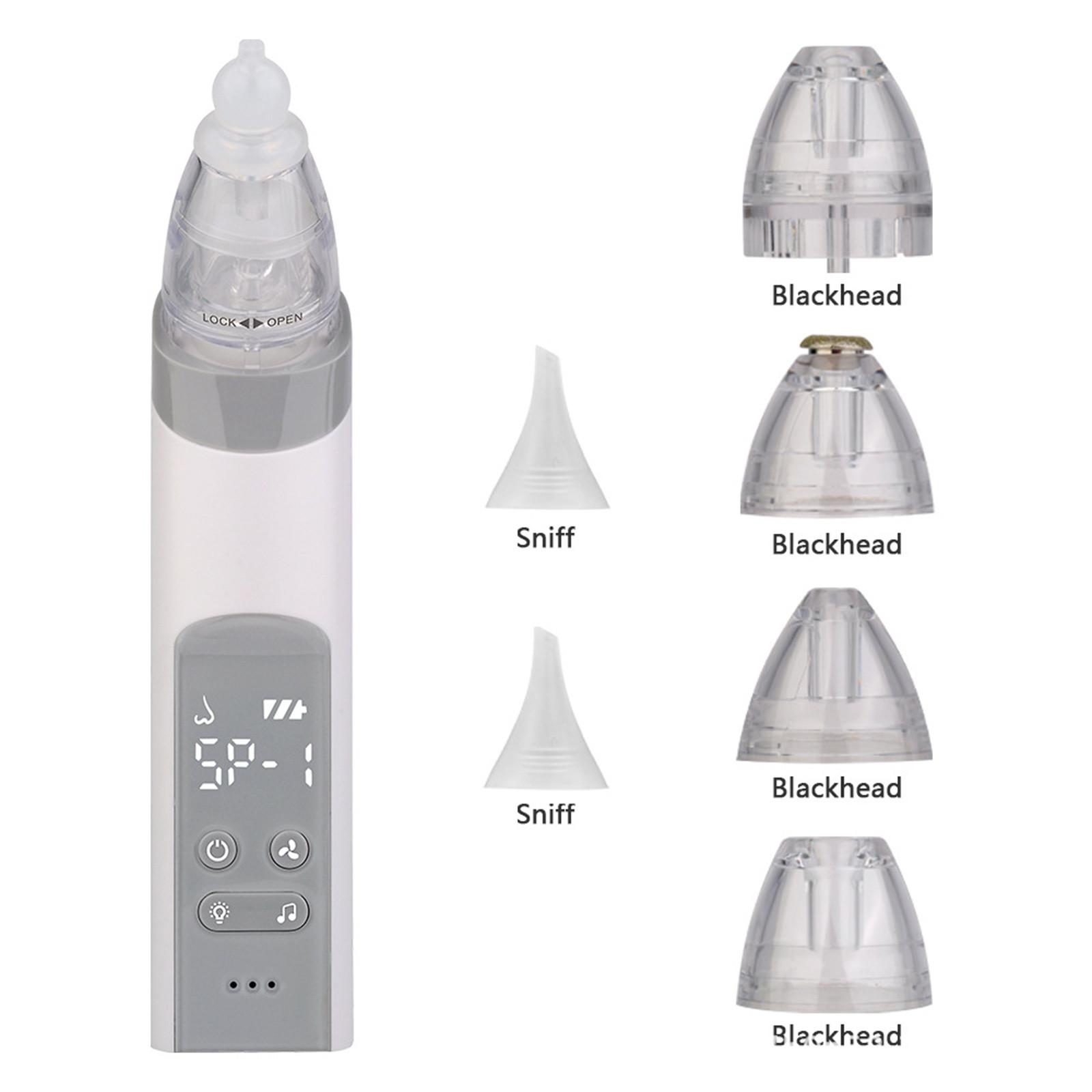 

(SU)Детский назальный аспиратор | Очиститель носа | Электрический, перезаряжаемый детский назальный аспиратор, с 3 уровнями всасывания, музыка