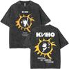 Viktor Tsoi Album Classique Une Étoile Nommée Soleil Impression Affiche T-shirt Unisexe Femmes Décontracté Surdimensionné Streetwear Mode Coton T-shirts d'Été