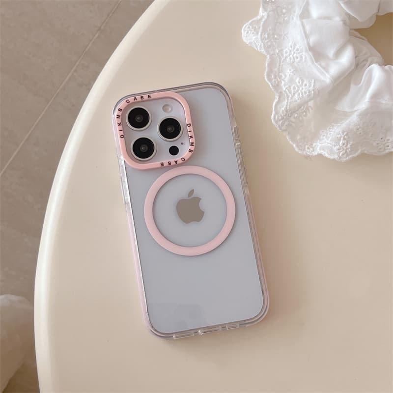 

Macaron Solid Color Magnetic Stand for iPhone 17, Apple 16 Pro Max/15/14 Case, High-End Feel 15