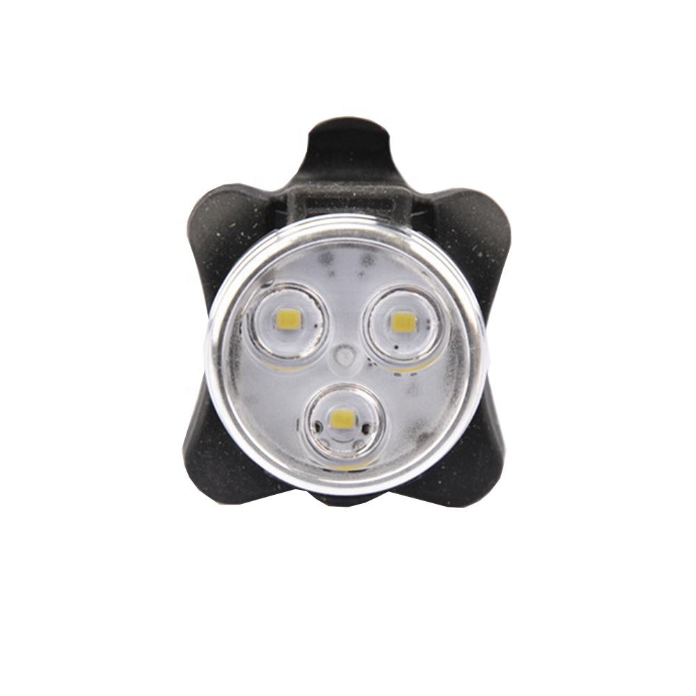 USB Rechargeable Bike Light Set Super Bright Front Headlight and Rear LED Bicycle Light Set