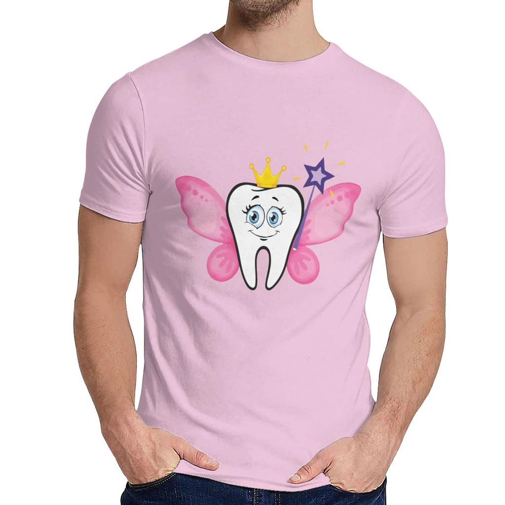 Design Cute Tooth Fairy Dentist Dental Dentistry Hygienist T Shirt Man Summer Cool Man 100