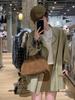2025 Autumn Women's Petite British Style Short Trench Coat with Stand-Up Collar