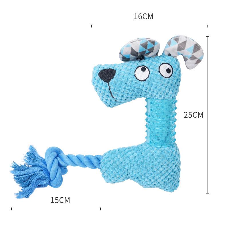Creative Voice-Producing Plush Toy for Dog Bite-resistant Teeth Grinding Relief Boredom Puppy Interactive Toy Zabawki Dla Pieska