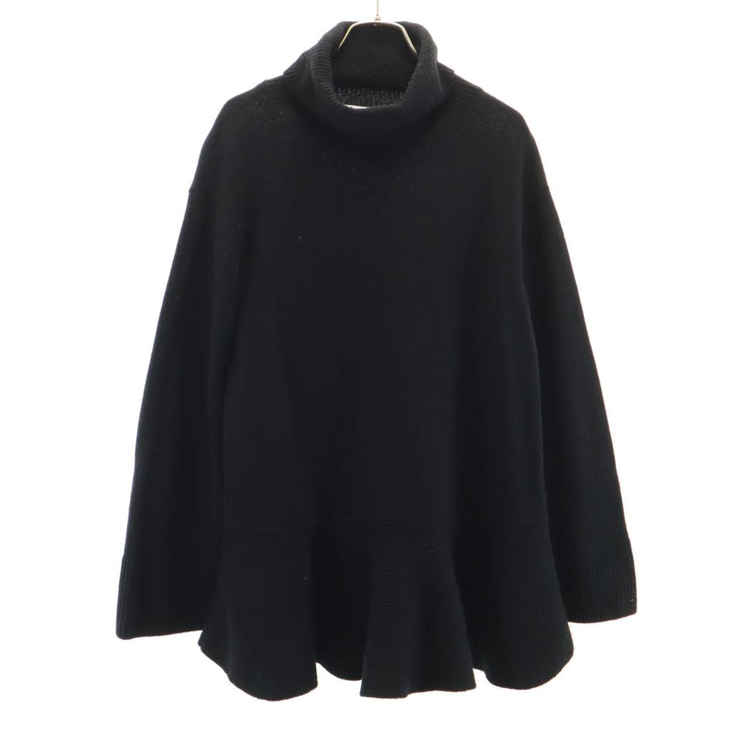 FOXEY NEW YORK Made In Japan Cashmere Blend Long Sleeve Tunic Length Turtleneck Sweater Women Used