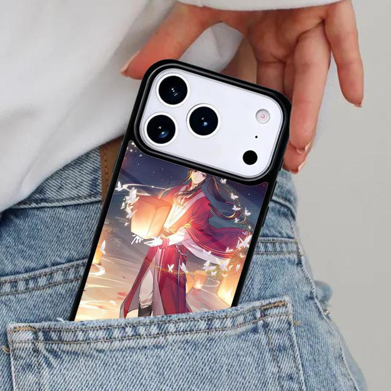 

Tian Guan Ci Fu soft Phone Case for iPhone 17ProMax 12 13 14 15 16e 17 Pro Max Plus Air Cover iPhone Air