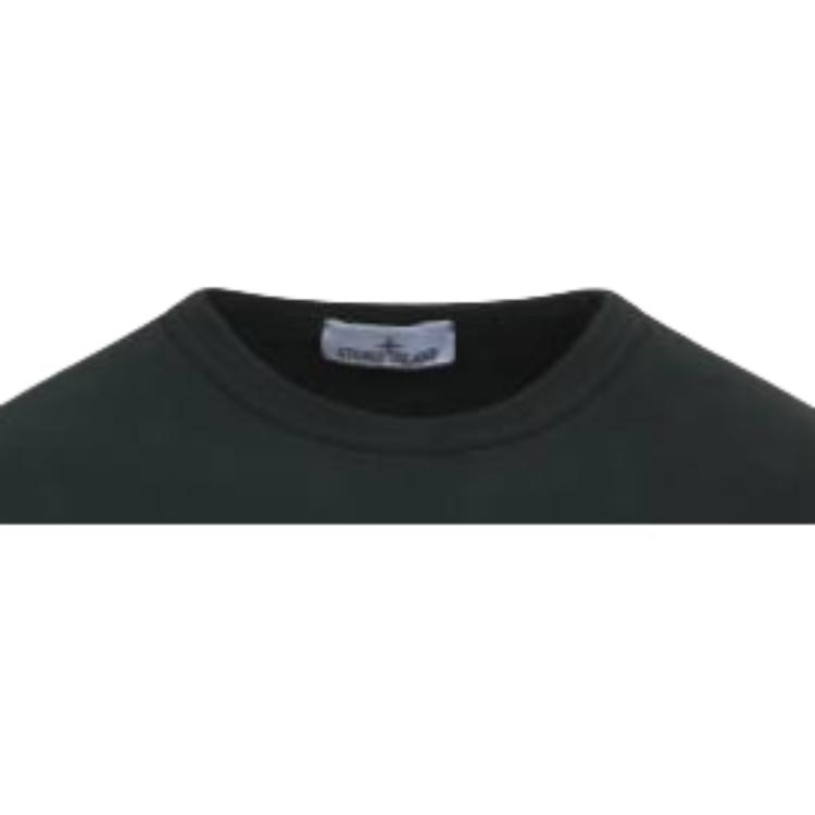 STONE ISLAND Logo Crew Neck Pocket Long Sleeve Sweatshirt Men Sweatshirt Green K2S156100008S0A20-V005E