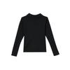 Jordan Solid Color V-Neck Soft Comfortable Knit Sweater Women tops Black White FV7192010