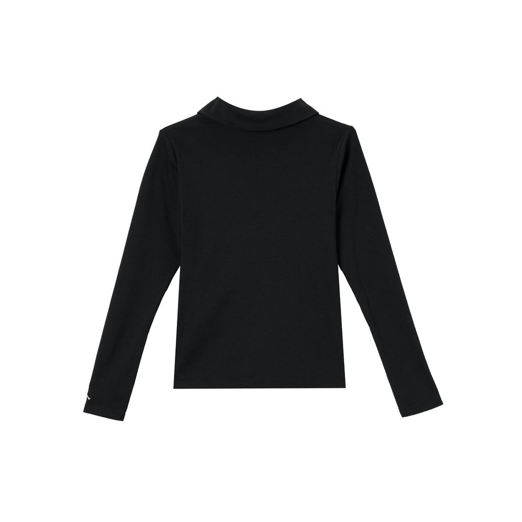Jordan Solid Color V-Neck Soft Comfortable Knit Sweater Women tops Black White FV7192010