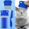 Pet Comb 4-Piece Set, Comb, Lice Removal Dense Tooth Comb, Lice Removal Comb, Tick Hook, Cleaning Pet Comb for Lice Removal,