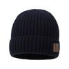 Winter Soft Knitted Hat Windproof Fleece-Lined Ear Protection Cap Thick Warm Beanies Hat Outdoor