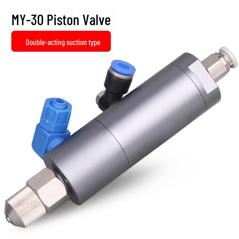 MY30 Precision Plunger Dispensing Valve for White & UV Glue with Enhanced Flow Rate & Back Suction Mechanism.