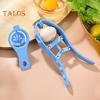 2Pcs/Set Egg Cracking Tool Compact Baking Rustproof Useful Fish Shaped Egg Opener Kitchen Tools