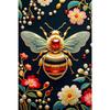 SeeyooBeeStyle4TinSign Seeyoo Retro Tin Sign Bee Style 4 - Vintage Metal Wall Art, Durable Colorfast Home/Bar Decor