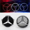 DCGO2 Car Front Emblem Grill Light Led Grille Badge for Mercedes Benz W166 W176 W204 W207 W212 W218 W245 W251 W463 Auto Accessories
