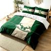 Milwaukee Bucks 3pc Duvet Cover Set Simple Modern Bedding Set Wrinkle Resistant Soft Fabric All Season Use a Perfect Gift