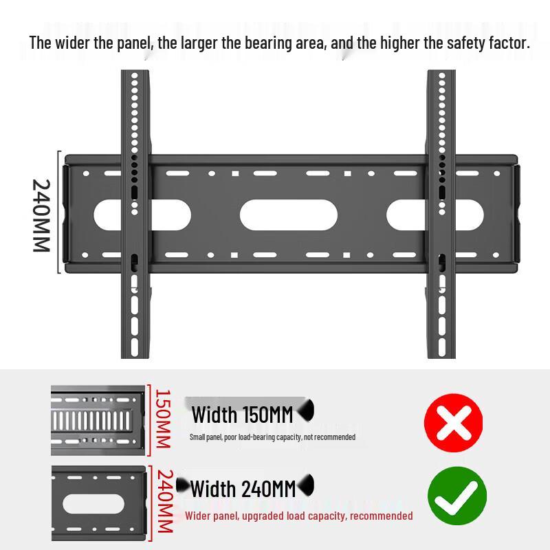 XRV 65-inch Universal TV Wall Mount