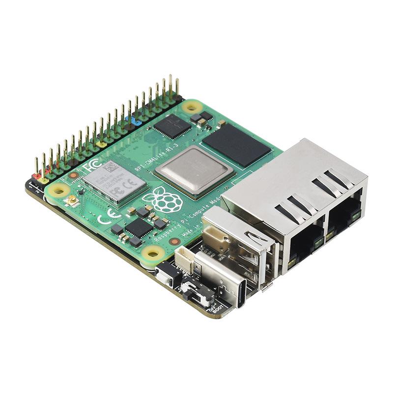 Weisnow CM4 Dual Gigabit Ethernet Mini Expansion Board for Raspberry Pi