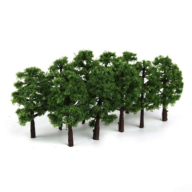 Garten Modell Bäume Miniatur Kunststoff Dekoration 20Pcs Mini DIY Landschaft