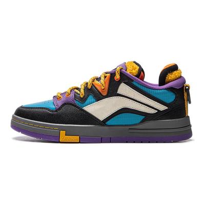 Li Ning We Wo Pro Synthetisches Leder Special Story Edition Mode Bequem Trendig Rutschfest Abriebfest Low Top Skateschuhe AECU031-3