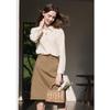 Betu Women's Embroidered Cat Corduroy-Look Shirt