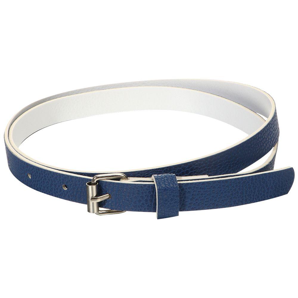 thin navy belt