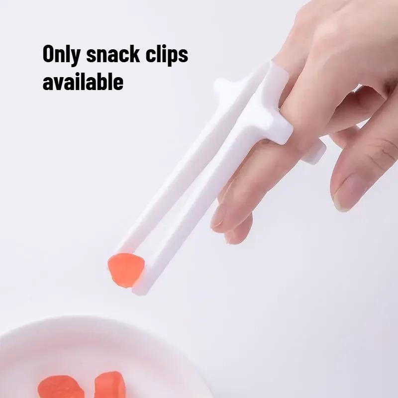 1pcs Finger Chopsticks Lazy Snack Clip for Gamers Hand-Free Eating Tool Avoid Dirty Hands Creative Snack Tongs Tableware