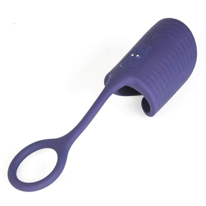 Glans Stimulator Massager Penis Delay Exerciser Adjustable Male Masturbator Vibration Equipment Sex Toys Adult Goods For Men