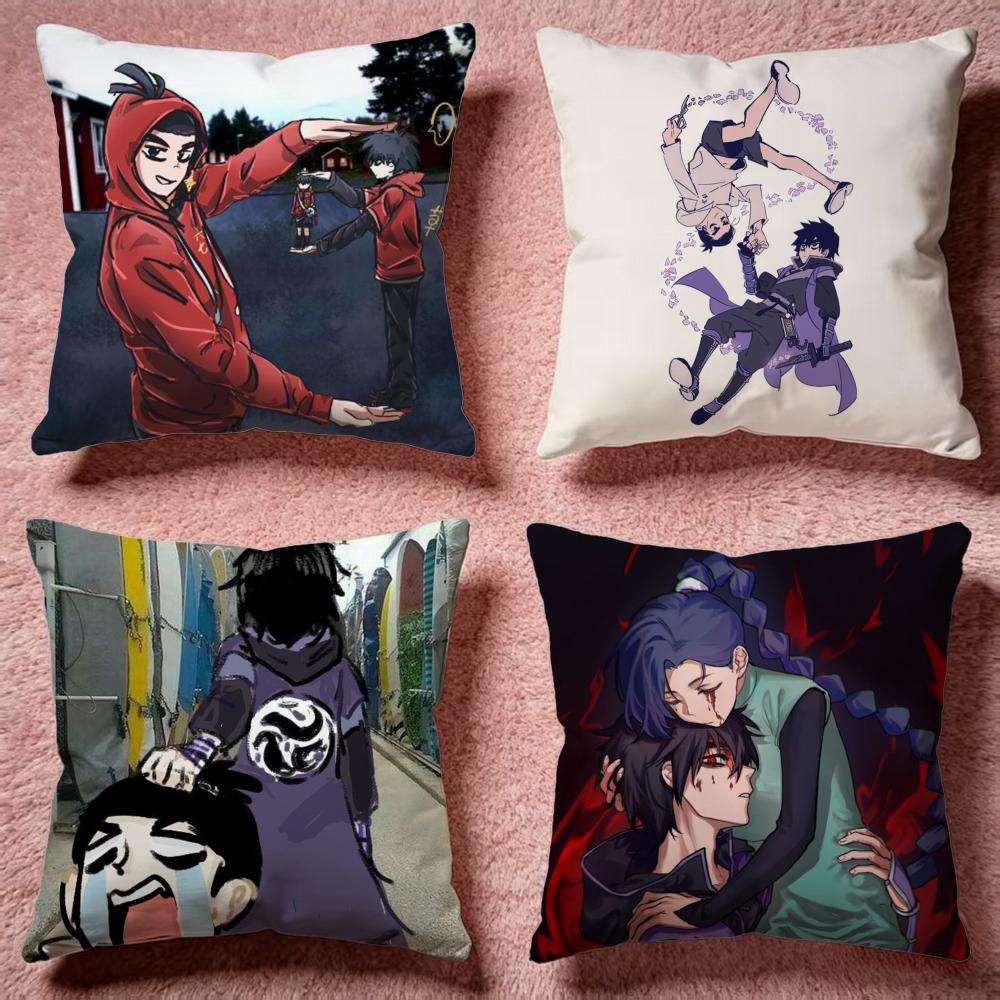 Hot SScissor Sevenes Cushion Cover Premium SkinFriendly Pillow Case MultiPurpose for Home Office Travel