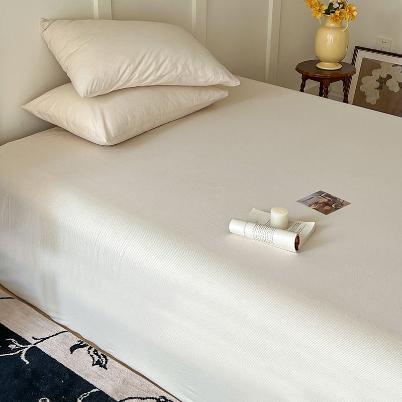 Minimalist Solid Color Thick Bed Sheet For Household Student Dormitory Single Bed