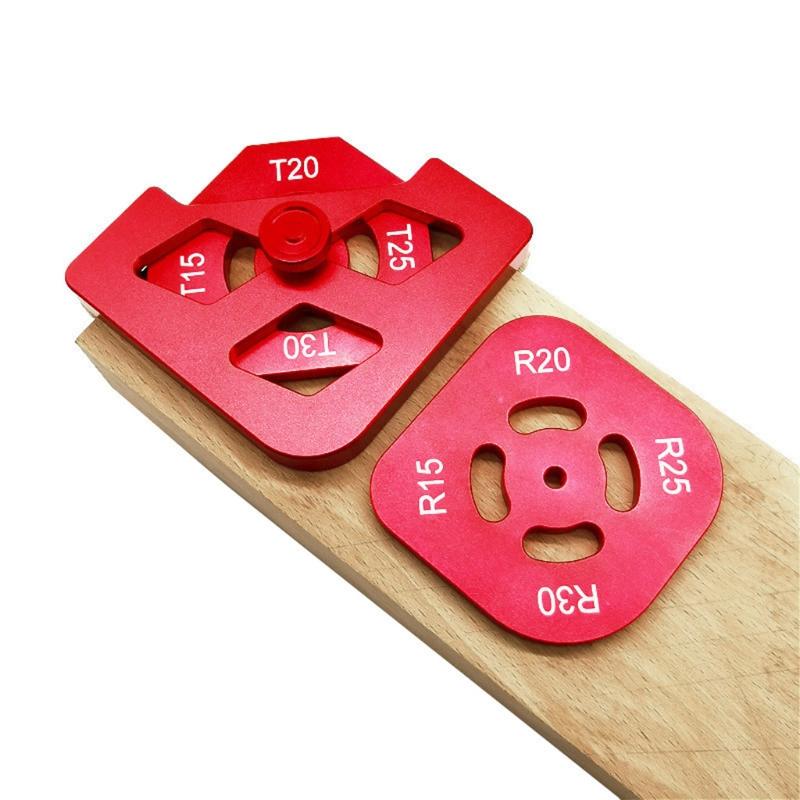 Quick Jig 2 Pcs Semi-Round Corner Radius Quick Jig R Angle Locator Aluminium Alloy Engraving R10 R15 R20 R30