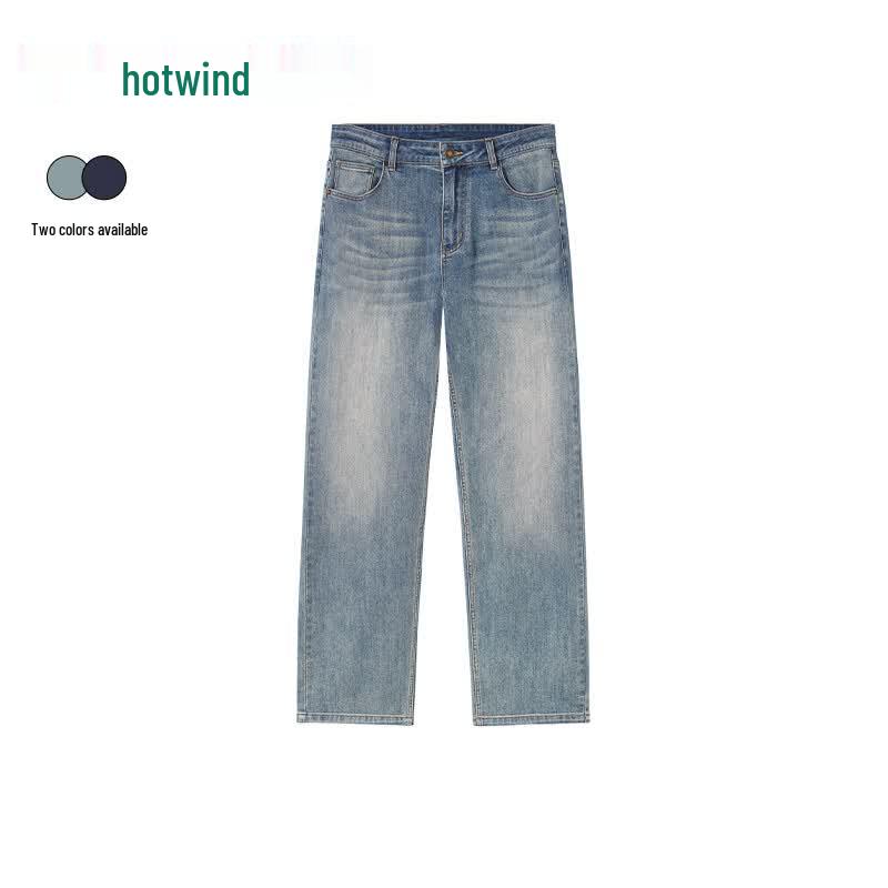 Hotwind Men s Classic Straight-Leg Jeans S