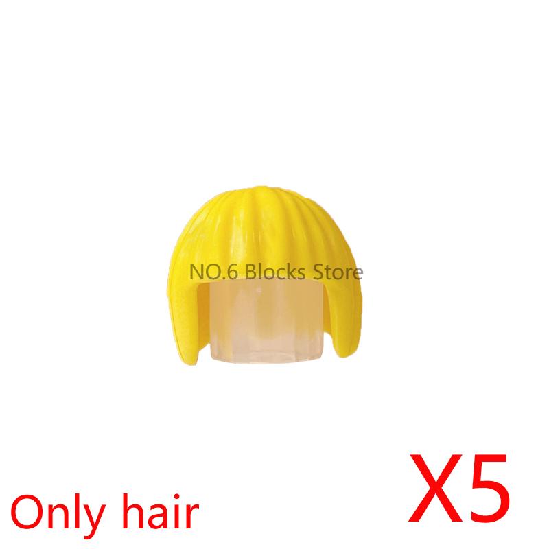 City Building Blocks Body Character Clothing Head Face DIY Parts Hair Expression Accessories Figure Headwear Helmet Bricks Toys