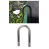 Aquarium U-Form Rohr Professionelles Edelstahl Fisch U-Form Verbindungsrohr für Aquarium Fische