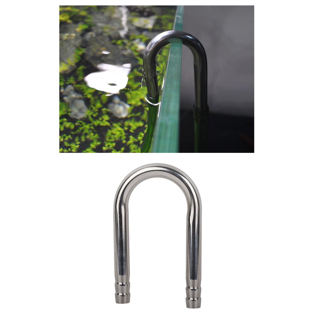 Aquarium U-Form Rohr Professionelles Edelstahl Fisch U-Form Verbindungsrohr für Aquarium Fische