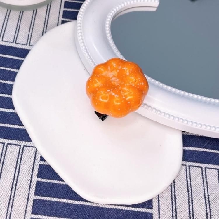 Unique And Practical Resin Hair Clip Shaped Like Fruits And Vegetables Hairpin Suitable For Girls' Everyday Styling