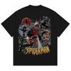 Spider-Man Graphic Printing Summer Pure Cotton Men's And Women's T-shirts Outdoor Sports Autumn And Winter Innerwear