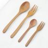 Nagao Sao Wood Spoon and Fork Wooden Set, Small,