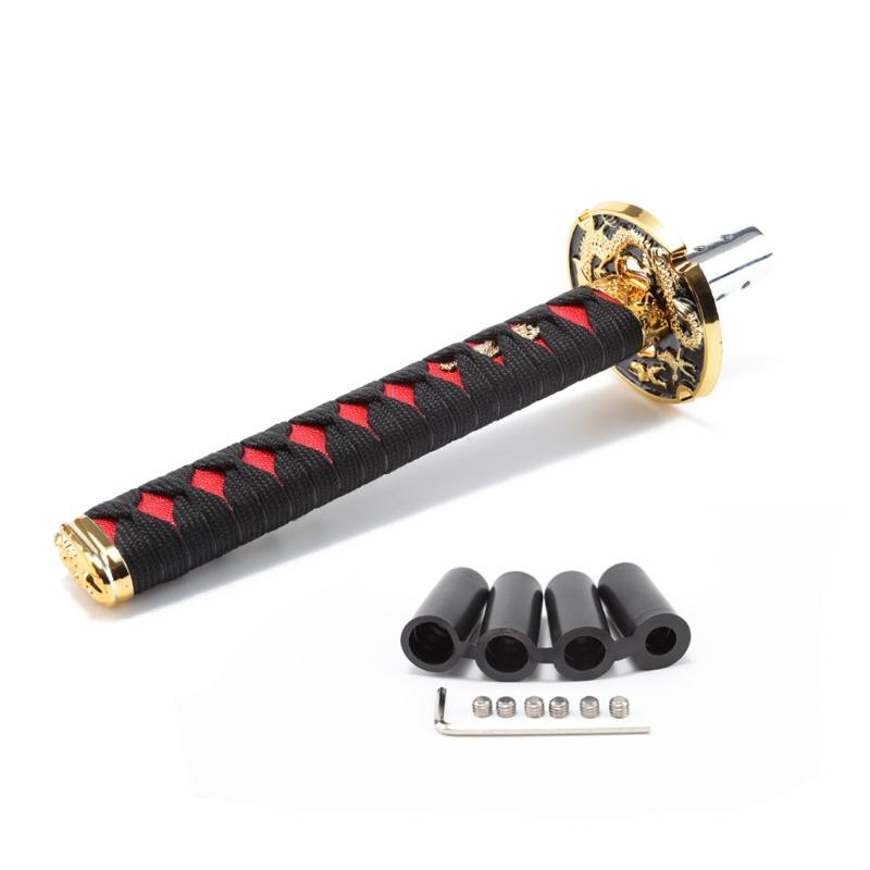Universeller Auto-Schaltknauf aus Aluminiumlegierung - Katana-Schalthebelknauf JDM Racing Style Schalthebel für Schaltgetriebe