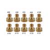 Carburetor Jet Kit Main Jets 10pcs for Mikuni VM22 VM24 VM26 125cc 150cc 200cc 250cc for Mini Bike Dirt Bike Pit Bike ATV 88 90